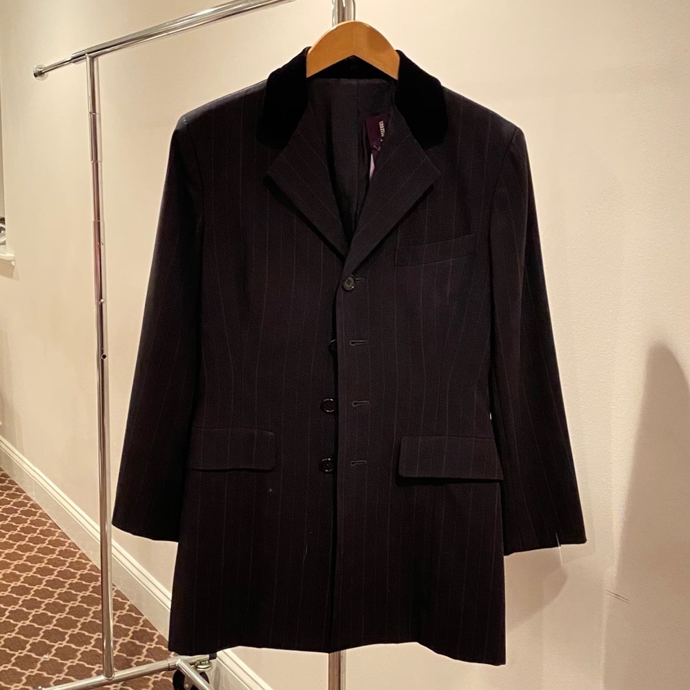 Vintage Ralph Lauren Riding Jack w/ velvet trim